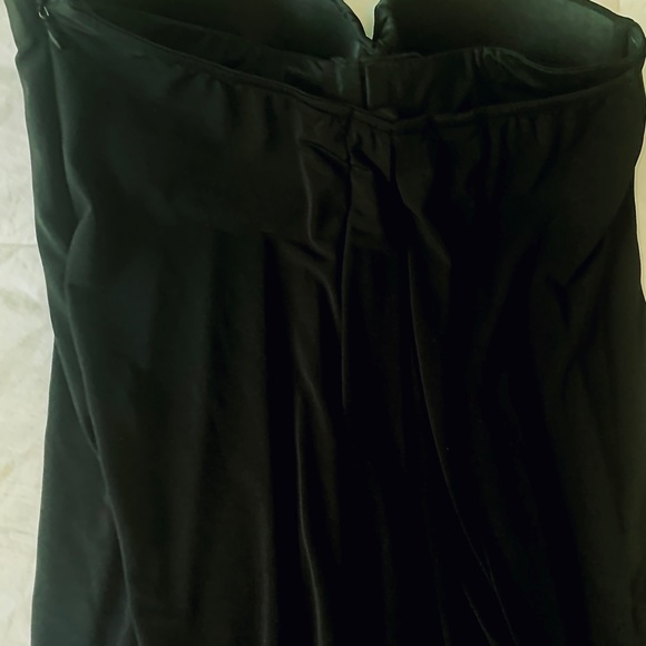 Victoria's Secret Clothing, Black Trapeze Strapless Dress W Push-Up Bra, SZ 38 C - Picture 5 of 8